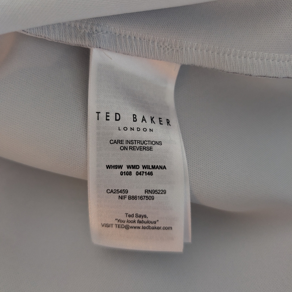 Ted Baker London Wilmana Rose Floral Dress Size 8 - Picture 5 of 8